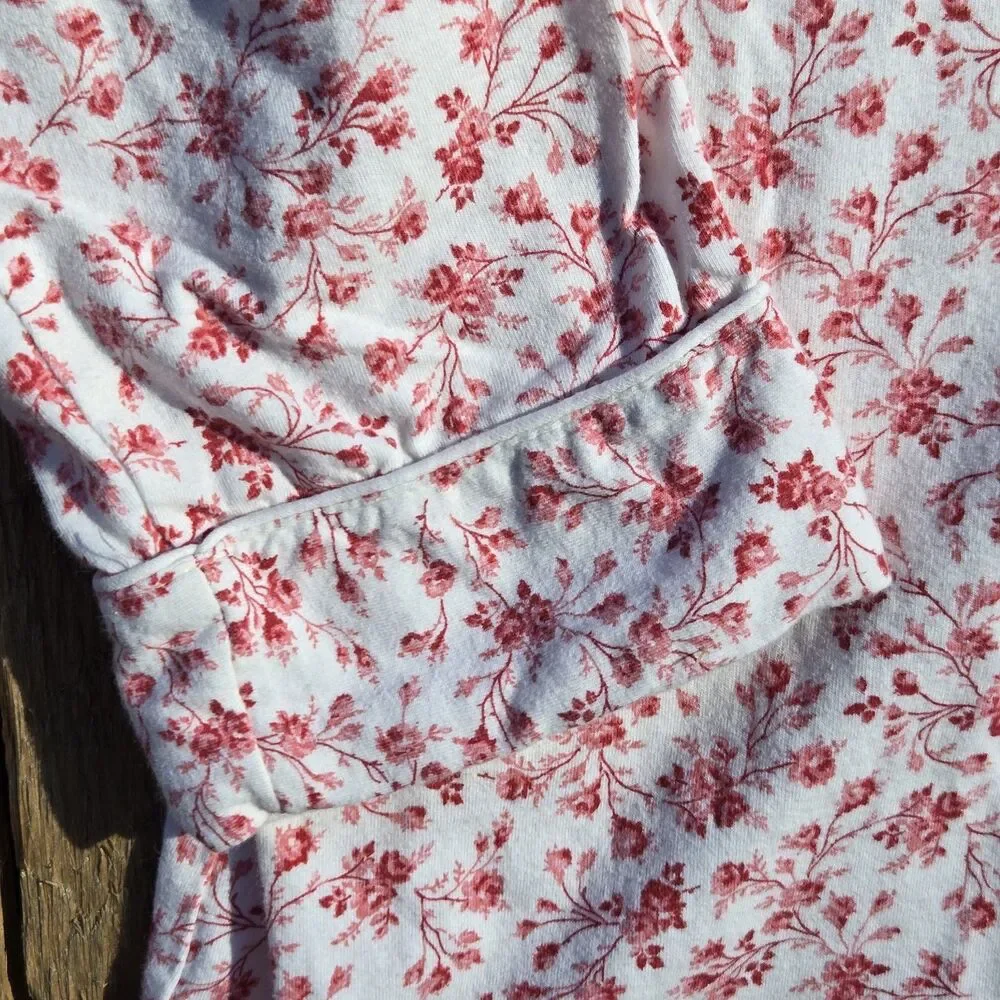 LOT of 2 Lauren Ralph Lauren Womens Nightgown Sleep Shirt Floral Large Cotton - Picture 11 of 14